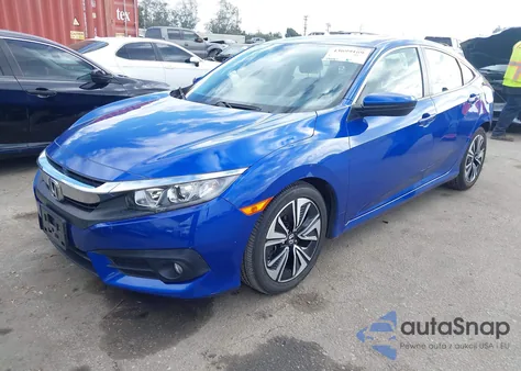 2018 Honda Civic Ex-T from USA, damaged, VIN JHMFC1F3XJX007327